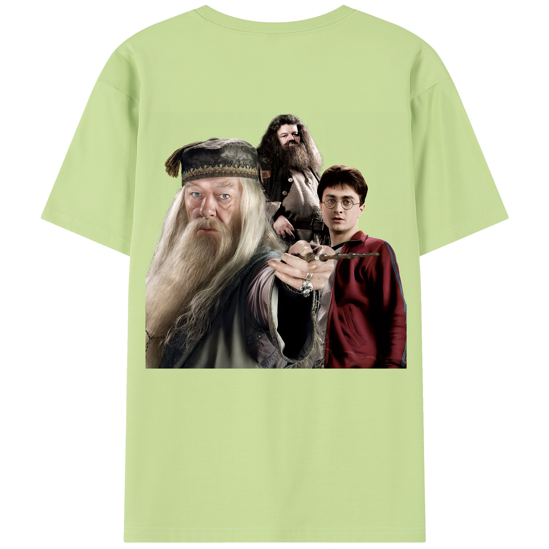 （画像用） Harry Potter ハリー・ポッターシリーズ 綿100％半袖Tシャツ（背面プリント）